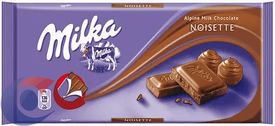 CHOC-MILKA-NOISETTE-100G