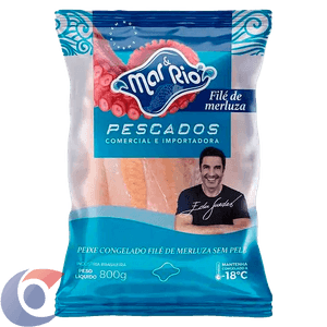 Filé De Merluza Argentina Congelado Mar&Rio 800g