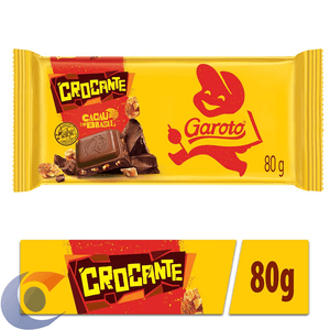 Chocolate Garoto Crocante Tablete 80g