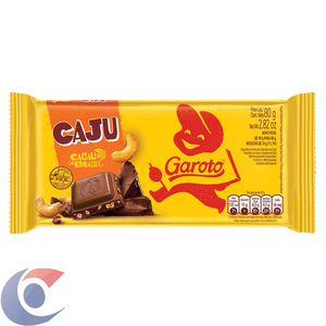 Chocolate Garoto Castanha De Caju Tablete 80g