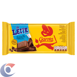 Chocolate Ao Leite Garoto Tablete 80g