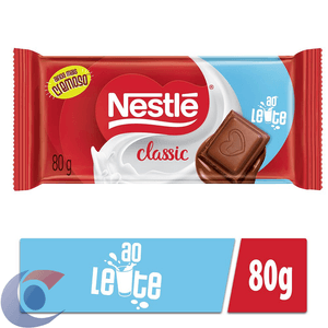 Chocolate Ao Leite Nestlé Classic Tablete 80g