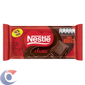 Chocolate Classic Meio Amargo Tablete 80g