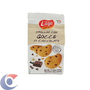 Biscoito Italiano Gastone Lago Cookie Gotas Chocolate 320g