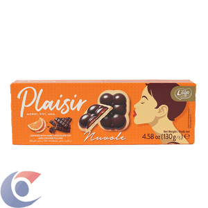 Biscoito Italiano Gastone Lago Plaisir Nuvole Chocolate E Laranja 130g