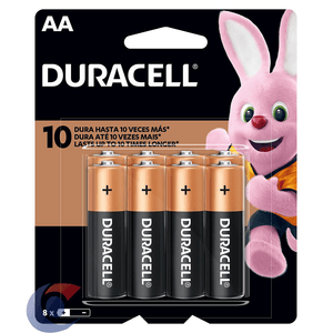 Pilha Alcalina Aa Pequena Duracell Com 8 Un