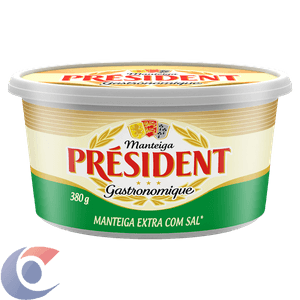Manteiga President Tradicional Com Sal 380g