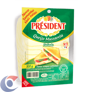 Queijo Mussarela President Fatiado 300g