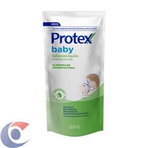Sabonete Líquido Para Bebê Protex Baby Glicerina Natural 380ml