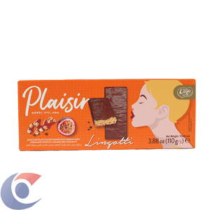 Biscoito Italiano Gastone Lago Plaisir Lingotti Maracuja Avelã E Chocolate 110g