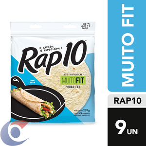 Pão De Tortilha Fit Rap10 Plus Vita 297g