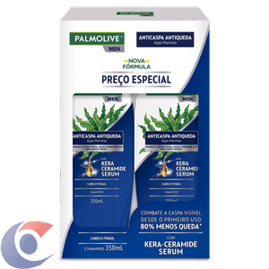 Shampoo Palmolive Anti Caspa 350ml 2 Un Preço Especial