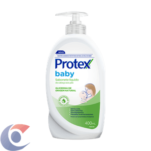 Sabonete Líquido Para Bebê Protex Baby Glicerina Natural 400ml