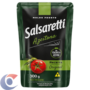 Molho De Tomate Salsaretti Azeitona Sache 300g