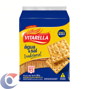 Biscoito Água E Sal Vitarella 350g