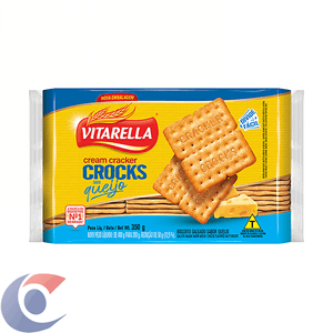 Biscoito Cream Cracker Vitarella Queijo 350g