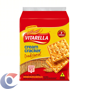 Biscoito Cream Cracker Vitarella Amanteigado 350g