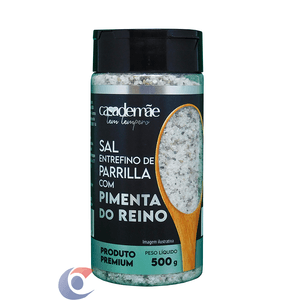 Sal Casa De Mãe Parrila Com Pimenta Do Reino 500g