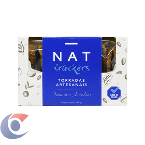 Torrada Chilena Nat Crackers Tamaras E Amêndoas 80g
