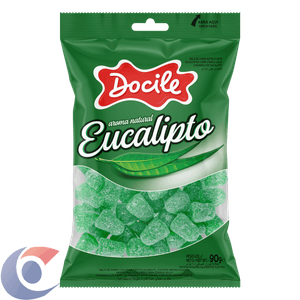 Bala Goma Docile Eucalipto 90g