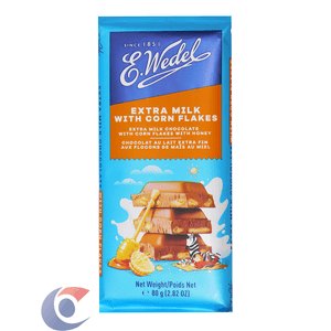 Chocolate Polonês E.Wedel Ao Leite Com Flocos De Milho E Mel 80g
