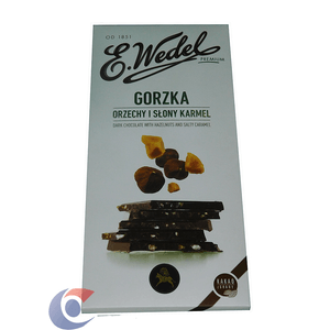 Chocolate Amargo Polonês E.Wedel Caramelo E Nozes 100g