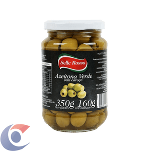 Azeitona Espanhola Verde Sem Caroço Selle Rosso 160g
