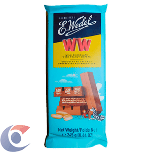 Chocolate Polonês E.Wedel Wafer Recheado Amendoim Ww 245g