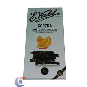 Chocolate Amargo Polonês E.Wedel Laranja 100g
