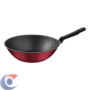 Panela Wok Tramontina Loreto Vermelha Sem Tampa 28cm