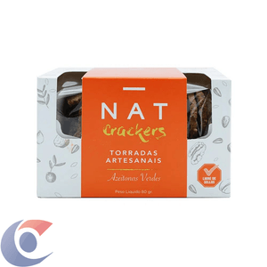 Torrada Chilena Nat Crackers Azeitona E Uvas Passas 80g