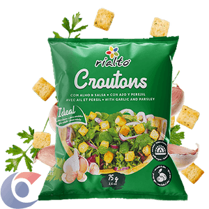 Torrada Portuguesa Rialto Picagrill Croutons Alho & Salsa 75g