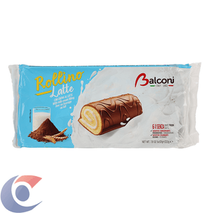 Bolinho Italiano Balconi Rollino Chocolate E Leite 222g
