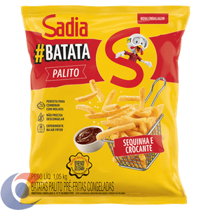 Batata Congelada Sadia Palito 1,05kg