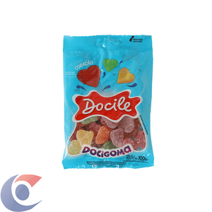 Bala Goma Docile Coração 100g