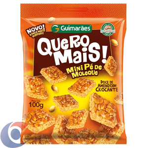Pé De Moleque Guimarães Quero Mais 100g