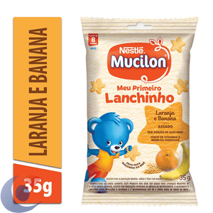 Snack Mucilon Laranja E Banana 35g