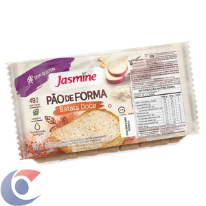 Pão De Forma Jasmine Batata Doce Sem Glúten 350g