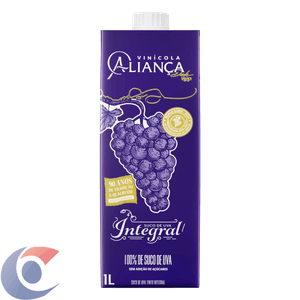 Suco De Uva Integral Tinto Aliança 1l