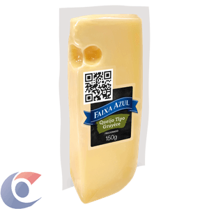 Queijo Gruyère Fracionado Faixa Azul 150g