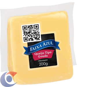 Queijo Gouda Fracionado Faixa Azul 200g
