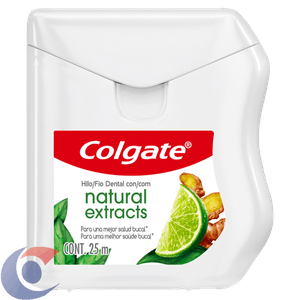 Fio Dental Colgate Natural Extracts Limão 25m
