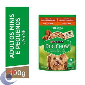 Ração Dog Chow Carne Adulto Minis E Pequenas 100g