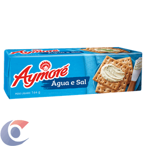Biscoito Aymoré Água E Sal 164g