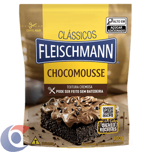 Mistura De Bolo Fleischmann Chocomousse Sache 400g