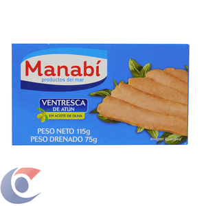Ventrecha De Atum Manabí Em Azeite De Olivia 115g