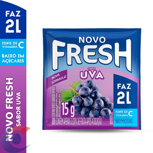 Refresco Em Pó Fresh Uva 15g