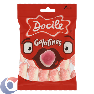 Bala Gelatines Docile Beijo 70g