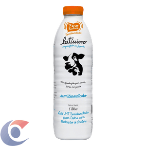 Leite Semidesnatado Zero Lactose Leitissimo Garrafa 1l