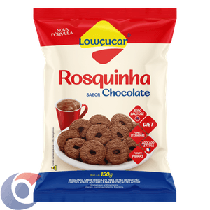 Rosquinha De Chocolate Lowçucar Zero Açúcar 150g